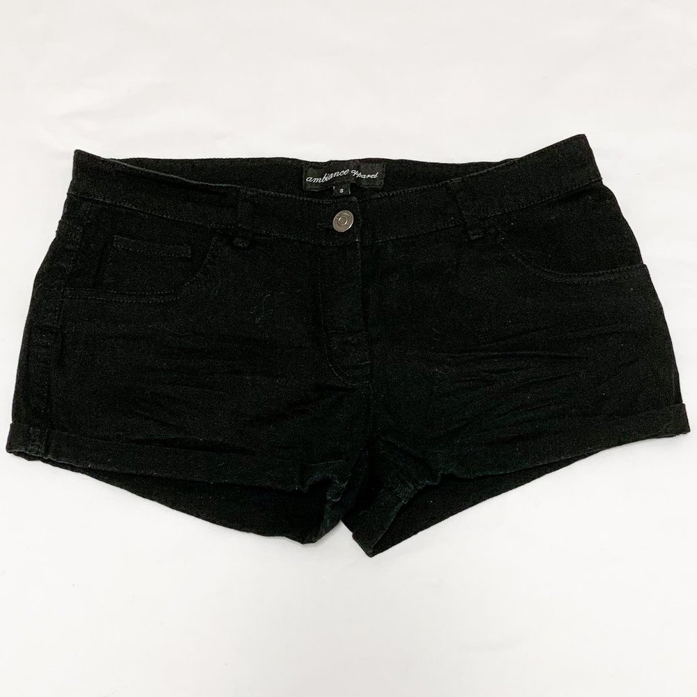 Ambiance Apparel - Black Shorts